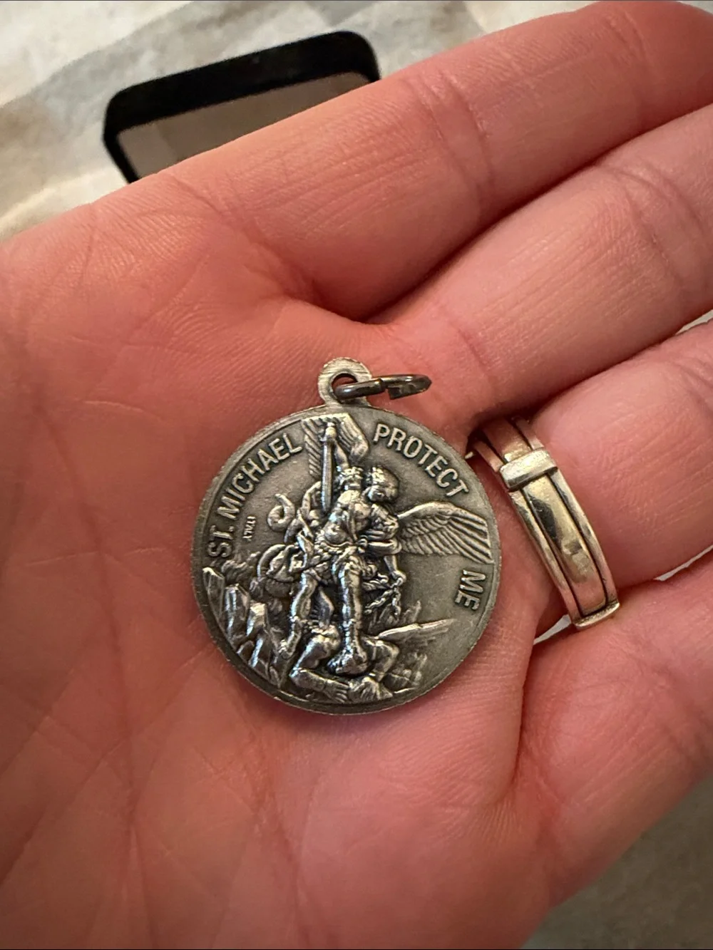 Air Force and St. Michael Pendant